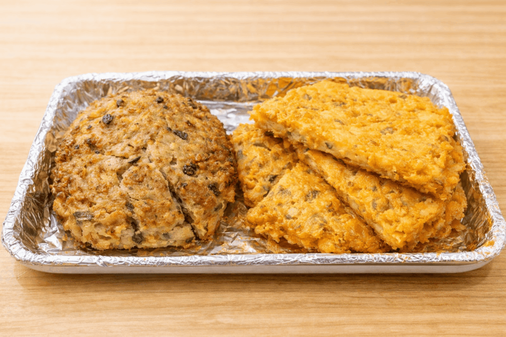 Korean mung bean pancake and meatball jeon set at Gwangjang Market food alley in Jongno Seoul