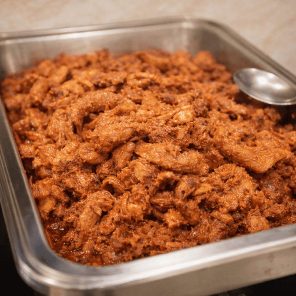 spicy pork bulgogi at jeonju bapcha korean lunch buffet in jongno