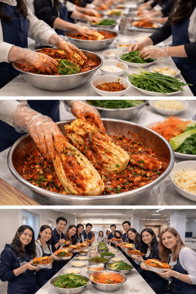 Traditional Korean kimchi making experience in Seoul
