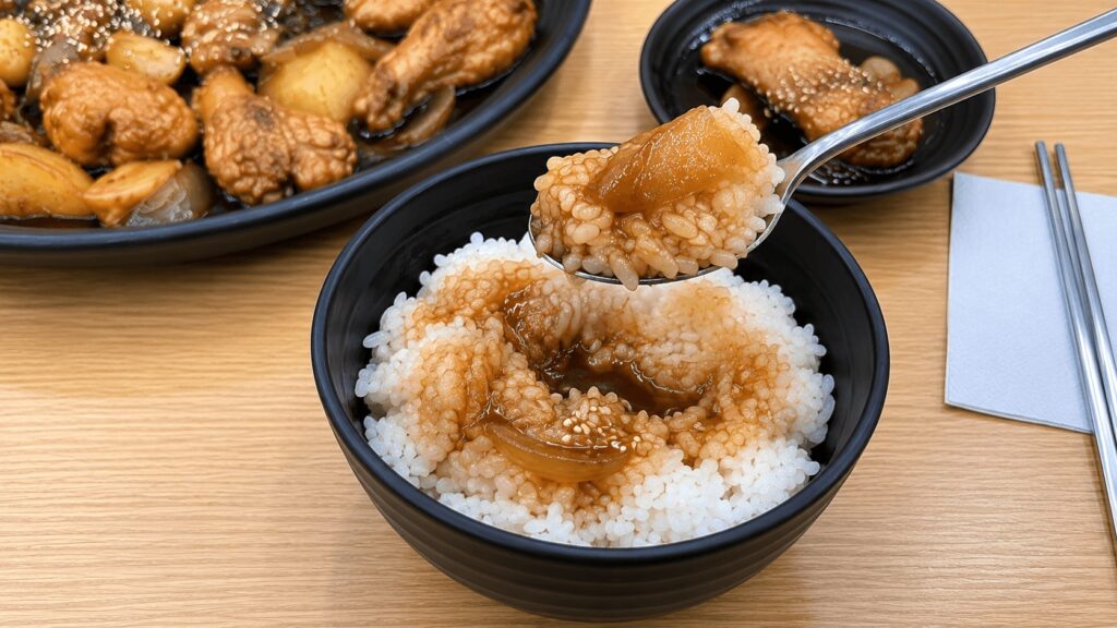 Dongdaemun jjimdak with rice at Dutchim Seoul
