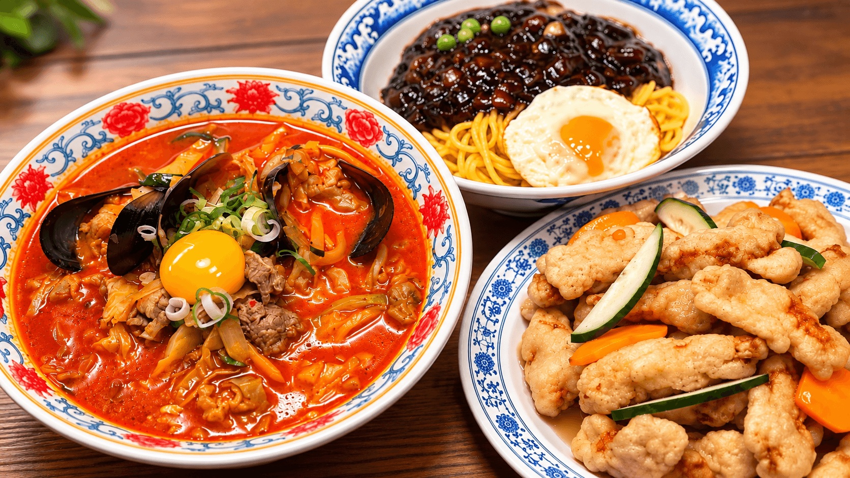 Jajangmyeon, jjamppong and tangsuyuk in Seoul