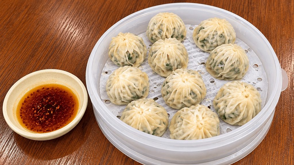 Mandu Dumplings at Myeongdong Kyoja in Seoul